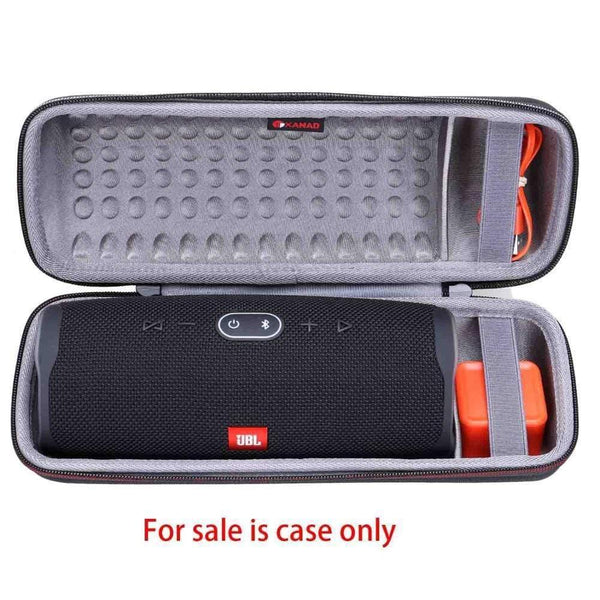 Ltgem Case For JBL Charge 4 Portable Hard Wireless Bluetooth Speaker Fits USB Cable And Charger Black Gray White Storage Case