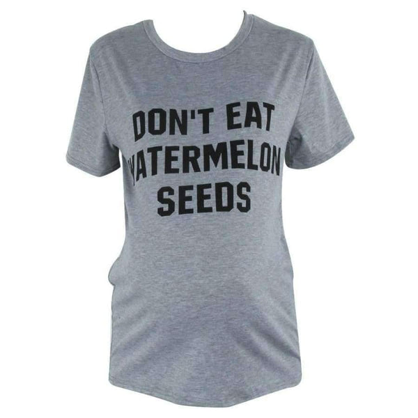 Planet Gates Gray Vest 01 / L Grey White Maternity Vest Clothes Letter Printed Pregnancy Sleeveless Tank Tops Blouse Summer Women  Pregnant Tee