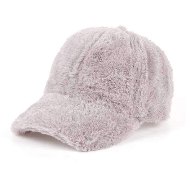 Planet Gates Gray VORON Winter pompom pink suede baseball cap Women autumn casual streetwear pin'k hat cap 2017 Elegant female hat cap