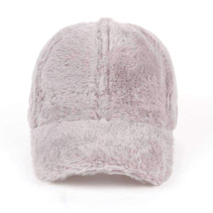 Planet Gates Gray VORON Winter pompom pink suede baseball cap Women autumn casual streetwear pin'k hat cap 2017 Elegant female hat cap