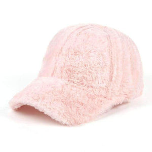 Planet Gates Gray VORON Winter pompom pink suede baseball cap Women autumn casual streetwear pin'k hat cap 2017 Elegant female hat cap