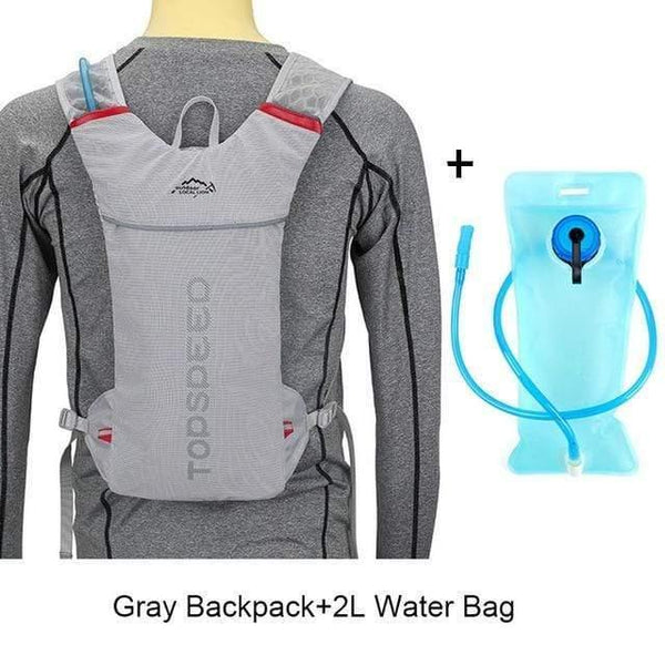 Planet Gates Gray with Water Bag 5L waterproof cycling water Hydration nylon Backpack,Women Men MTB bicycle Sport climbing Backpack ,No Water Bag