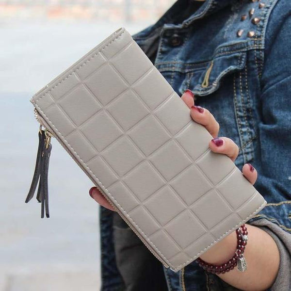 Planet Gates Gray Women Wallet Clutch Women's Purse Best Phone Wallet Female Case Phone Pocket Carteira Femme