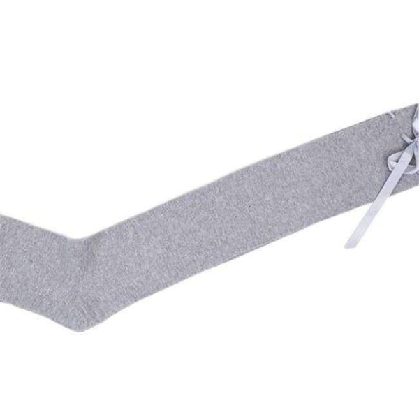 Planet Gates Gray Womens Over the Knee Girls Sexy Cotton High  Thigh High Hosiery