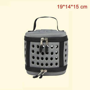 Planet Gates Gray  XS / As  Picture Portable Travel Pet Bag Outdoor Puppy Dog Cat Carrier Bags Shoulder Package Handbag Foldable EVA Material Soft Pets Dog Bag
