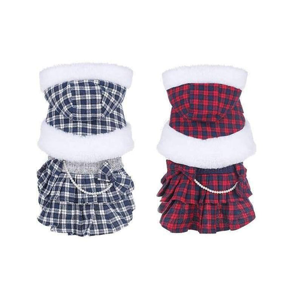 Planet Gates Gray / XS Pet Dog Clothes Cat Clothes Coat Thick Autumn Winter Dress Puppy Chihuahua Costume