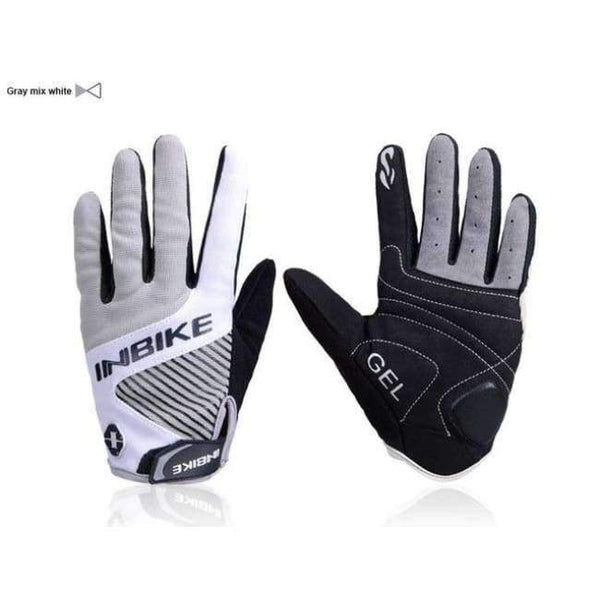 Planet Gates Gray / XXL Outdoor Sport Gloves Full Finger Gel Padded Bicycle Cycling Gloves Men's Ski Climbing Running Gloves Bike Accessories