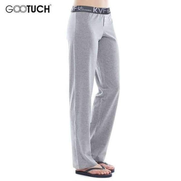 Planet Gates GRAY / XXL Women's Plus Size Sleep Bottoms Loose Pajama Bottoms Homewear Women Casual Home Lounge Pants Sleepwear 7319