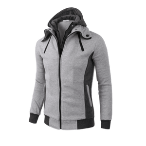 Planet Gates Gray / XXXL Fashion Brand Hoodies Men Casual Sportswear Male Hoodies Zipper Long Sleeve Sweatshirt Jacket European size