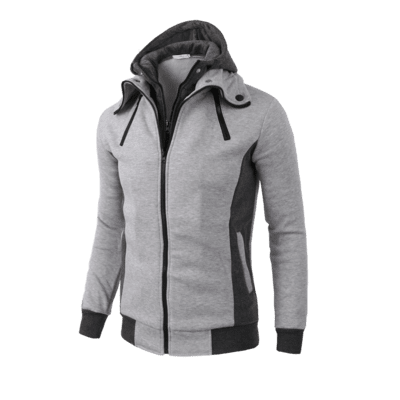Planet Gates Gray / XXXL Fashion Brand Hoodies Men Casual Sportswear Male Hoodies Zipper Long Sleeve Sweatshirt Jacket European size