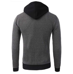 Planet Gates Gray / XXXL Fashion Brand Hoodies Men Casual Sportswear Male Hoodies Zipper Long Sleeve Sweatshirt Jacket European size