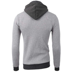 Planet Gates Gray / XXXL Fashion Brand Hoodies Men Casual Sportswear Male Hoodies Zipper Long Sleeve Sweatshirt Jacket European size