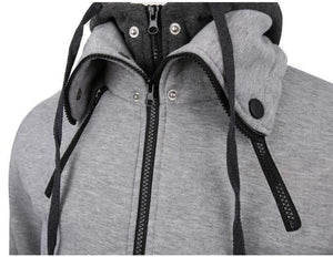 Planet Gates Gray / XXXL Fashion Brand Hoodies Men Casual Sportswear Male Hoodies Zipper Long Sleeve Sweatshirt Jacket European size