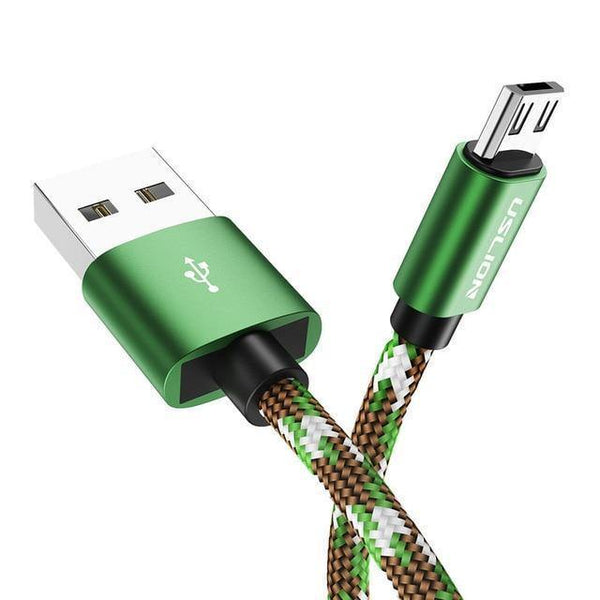 Planet Gates Green / 0.3M USLION Micro USB Cable 2.1A for Xiaomi Redmi Note 5 Pro Charger Data Cable for Samsung S7 Andriod Microusb Mobile Phone Cables