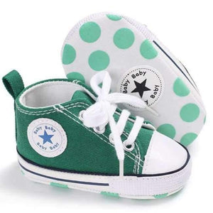 Planet Gates Green / 0-6 Months Newborn Sneakers Baby girls Boys Lace-up Canvas Shoes Active All Star Zapatos Bebe Toddler Shoes Infantil Sapatos