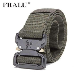 Planet Gates green 1 / 125cm Mens Tactical Belt Military Nylon Belt Outdoor multifunctional Training Belt High Quality Strap ceintures