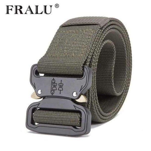 Planet Gates green 1 / 125cm Mens Tactical Belt Military Nylon Belt Outdoor multifunctional Training Belt High Quality Strap ceintures
