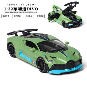 Planet Gates Green 1:32 Bugatti Veyron divo Alloy Car Model Diecasts & Toy Vehicles Toy Cars Kid Toys For Children Gifts Boy Toy