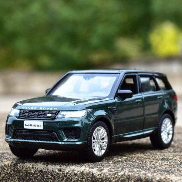 Planet Gates Green 1:36 Land-Rover Range Rover SUV Diecast Alloy Metal Luxury Car Model Pull Back Car For Children Toys With Collection Gift