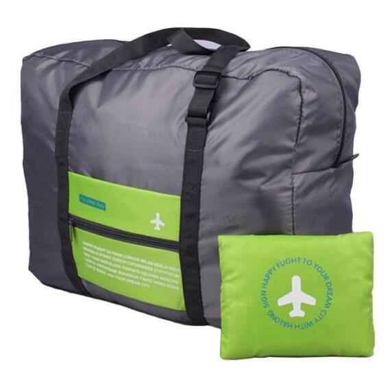 Planet Gates Green 1 Waterproof Nylon Travel Bags Organizer Packing Cubes Women Men Large Capacity Folding Duffle Bag Luggage Girl holiday Bag