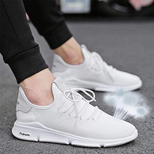 Planet Gates Green / 10 MINGPINSTYLE 2018 Summer New Men Breathable White Shoes Male Casual Sport Mesh Vulcanized Shoes Wild Fashion Lace-Up Sneakers