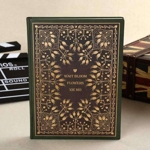 Planet Gates Green / 126x188mm Retro Notebook Old Book Diary Line Journal Notebooks Writing Pads