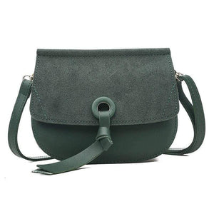Shoulder Bag New High Quality Leather Fashion Small Scrub Flap Pocket Crossbody Coin Phone Bag