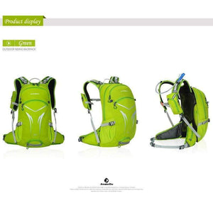 Planet Gates Green / 20L / Russian Federation Mountain Bike Backpack, Waterproof Sports Bicycle Bag, Riding Hiking Climbing Bag Rucksack With Rain Cover