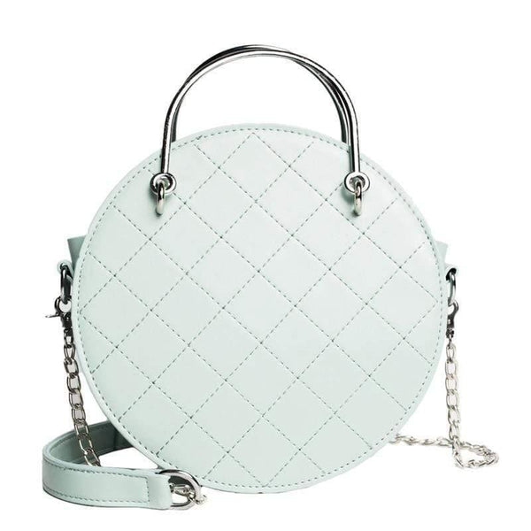 Round Ladies Hand bag Leather Luxury Handbags Women Bags Designer Chain Style Women Messenger