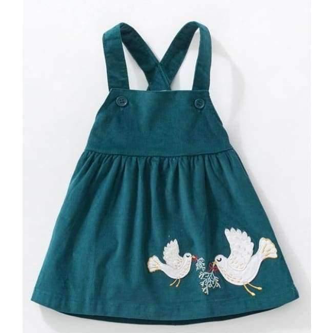 Planet Gates Kids brand clothes  autumn baby girls clothes Cotton flower print sundress girl animal sleeveless dresses