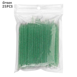 Planet Gates Green 25PCS 25/50/100Pcs Reusable Crystal Stick Double End Nail Art Cuticle Pusher Cuticle Remover Tool Pedicure Care Nails Manicures Tools