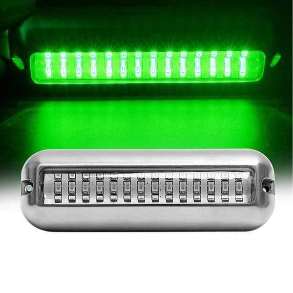 50W Stainless Steel Fishing Boat LED Underwater Pontoon Ocean Ship Beam Yacht Stern Fishing Flood Night Light Pool Accessories