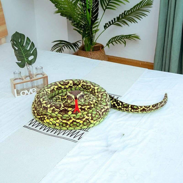 Simulation Snake Stuffed Dolls Soft Cute Snake Plush Toys For Games Popular Fashion Home Decor Plush Toy Child Game Stuff Doll