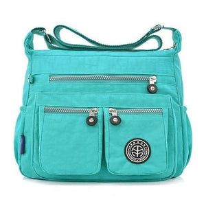 Planet Gates green / 29x22x12cm Waterproof Nylon Women Messenger Bags Carteira Vintage Hobos Ladies Handbag Female Crossbody Bags Shoulder Bags