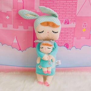 Metoo Dolls Stuffed Toys Plush Animals Angela 2 Piece Set Kids Toys for Girls Children Kawaii Baby Plush Cartoon Angela Rabbit