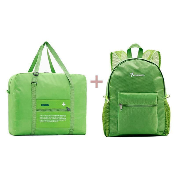 Planet Gates green 3 Fashion Women Travel Bags Unisex Luggage Bags Nylon Folding Large Capacity Luggage Travel Bags Portable Men Handbag wholesa