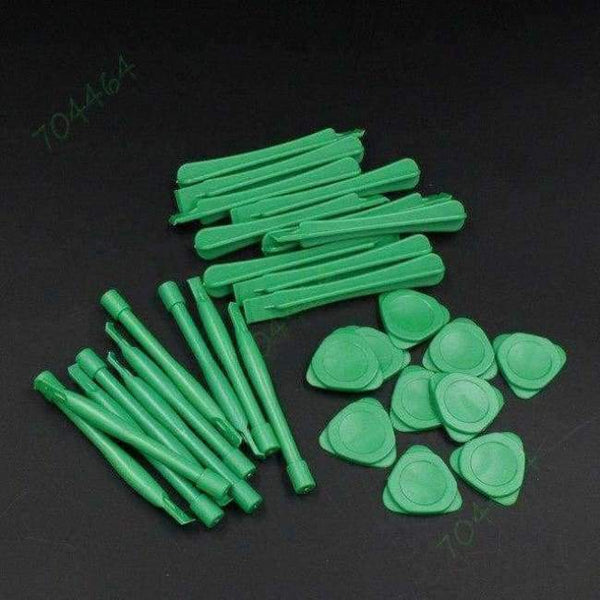 Planet Gates Green 30pcs Mixed Spudger Opening Pry Tool /Guitar Pick For Cell Phone iPhone Screen Case Pad Laptop Repair