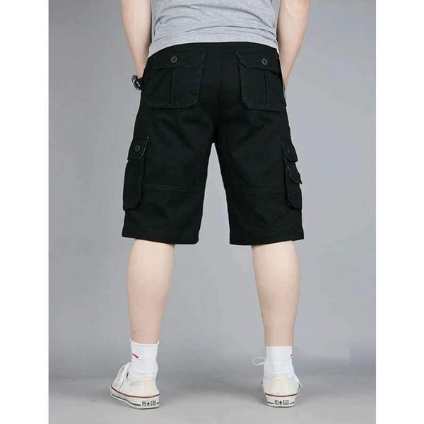 Planet Gates Green / 34 Men Boutique Casual Shorts Fashion Style Casual Solid Cotton Streetwear Male pockets Shorts Plus Size