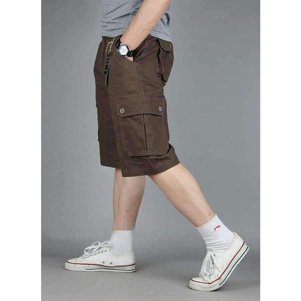 Planet Gates Green / 34 Men Boutique Casual Shorts Fashion Style Casual Solid Cotton Streetwear Male pockets Shorts Plus Size