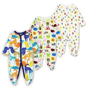 Planet Gates Green / 3M 3 Pack Baby Girls Boy Clothes Newborn Pajamas Toddler Infant Sleepwear 0-12 Months Baby Romper Babies Clothing Set