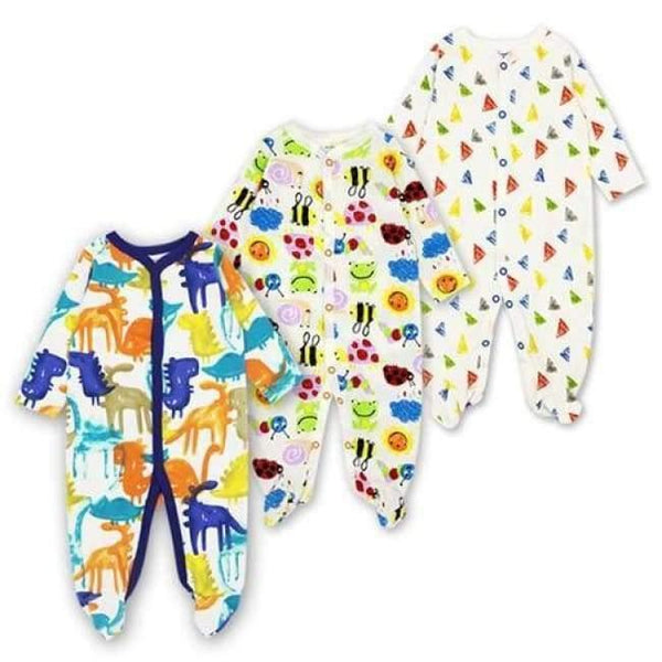 Planet Gates Green / 3M 3 Pack Baby Girls Boy Clothes Newborn Pajamas Toddler Infant Sleepwear 0-12 Months Baby Romper Babies Clothing Set