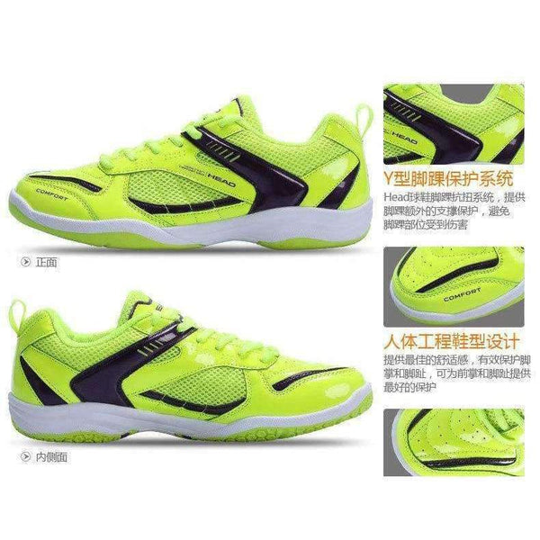 Planet Gates Green / 4.5 Badminton Shoes Men Leather Badminton Tennis Men Red/Blue Court Shoes Badminton Mens Indoor Sneakers Shoes Size 35-44