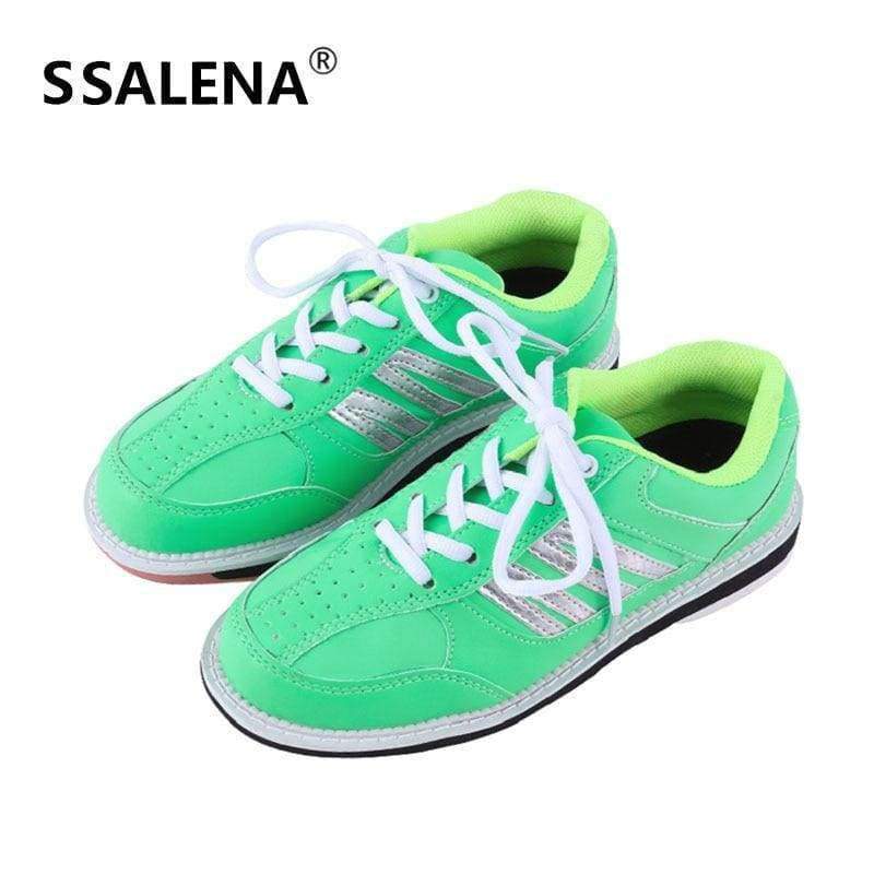 Planet Gates Green / 4.5 Men Bowling Shoes High Quality Breathable Women Bowling Shoes Lightweight Sneaker Skidproof Feature Sneakers AA11039
