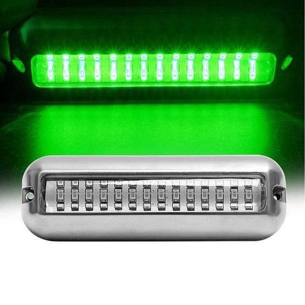 50W Stainless Steel Fishing Boat LED Underwater Pontoon Ocean Ship Beam Yacht Stern Fishing Flood Night Light Pool Accessories