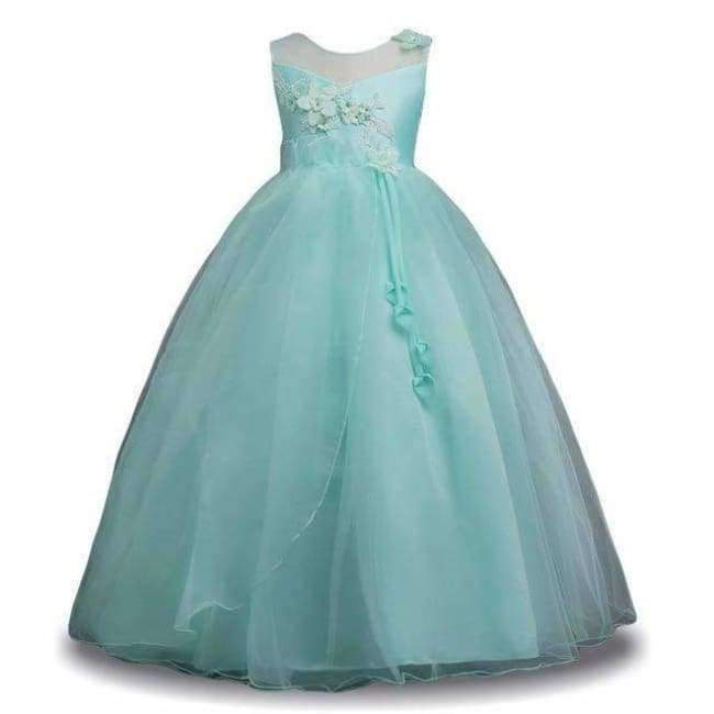 Planet Gates Bridesmaid Wedding Flower Girls Dress For Girls Party Dresses Children Prom Princess Dresss Girl Costume 8 10 11 12 14 Year