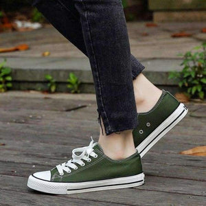Planet Gates Green / 5 Women Shoes 2018 New Autumn Espadrilles Women Sneakers Breathable Canvas Tenis Feminino Female Casual Shoes Woman Flats Shoes