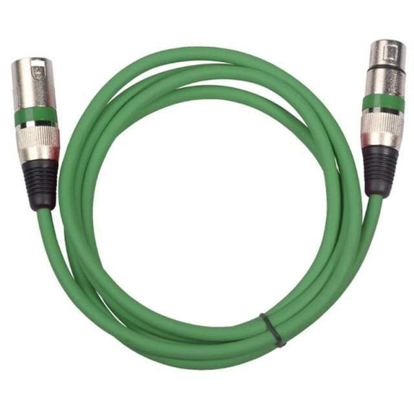 Planet Gates Green / 5m 3Pin XLR Cable Male to Female Canon Plug Audio Cable Shielded 1PC For Mixer Microphone Amplifier 0.3m 1m 1.8m 3m 5m 10m