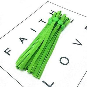 Planet Gates green / 5mm / 20pcs 100Pcs Mask Sewing Elastic Band Cord With Adjustable Buckle Stretchy Mask Earloop Lanyard Earmuff Rope DIY Making Supplies