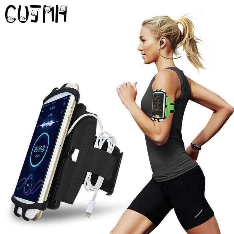 Planet Gates green 6 inch Universal Phone Holder Outdoor Sports Phone Bag 180 Rotation Cycling Armband Professional Fitness Arm Band Armbands