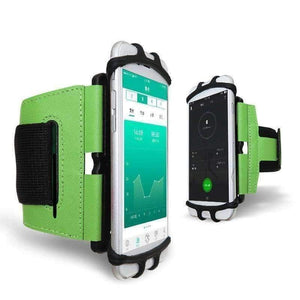 Planet Gates green 6 inch Universal Phone Holder Outdoor Sports Phone Bag 180 Rotation Cycling Armband Professional Fitness Arm Band Armbands